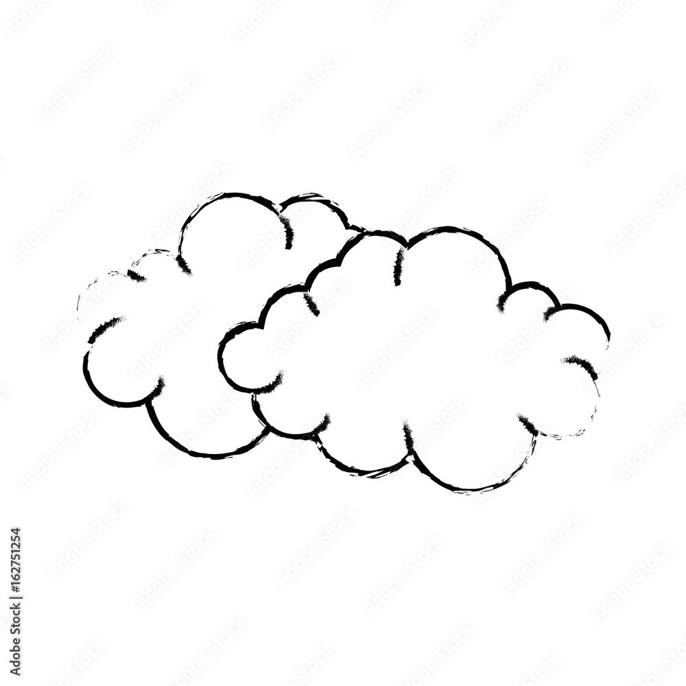 Cute cloud cartoon icon vector illustration graphic design Cute cloud cartoon icon vector illustration graphic design