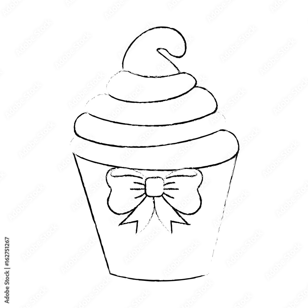Delicious cupcake cartoon icon vector illustration graphic design Delicious cupcake cartoon icon vector illustration graphic design
