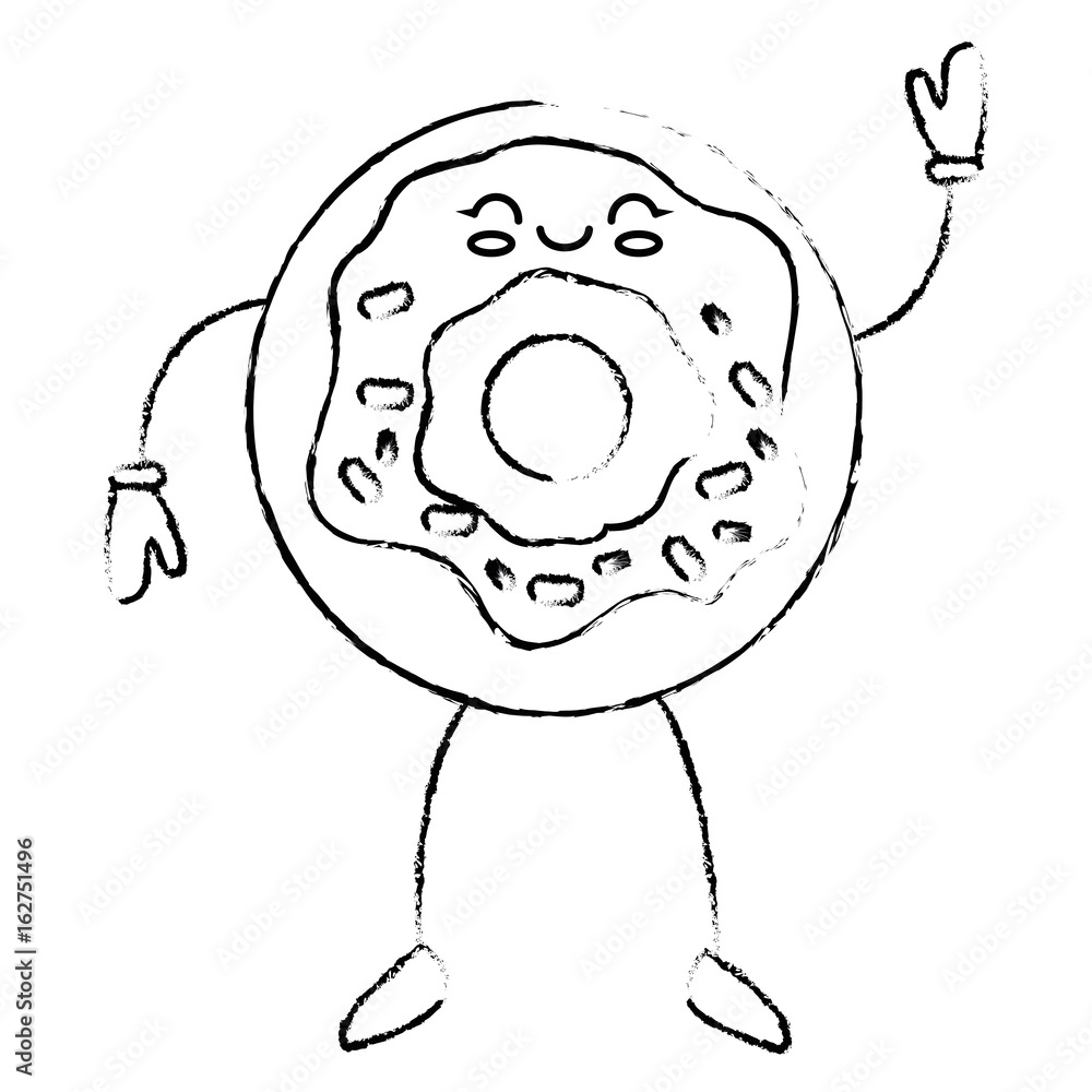 Delicious donut cartoon icon vector illustration graphic design Delicious donut cartoon icon vector illustration graphic design