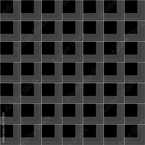 Black geometric pattern