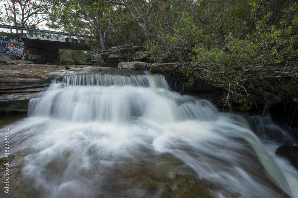 Fototapeta premium Small waterfalls near Sydney