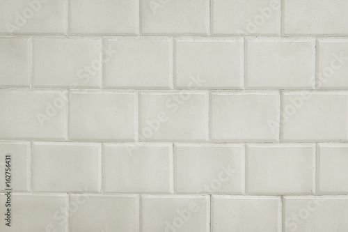 Wallpaper Mural Old white tile brick wall background texture Torontodigital.ca