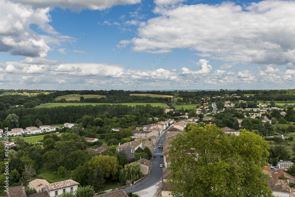 View on La Sauve Gironde