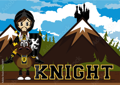 Cartoon Medieval Knight