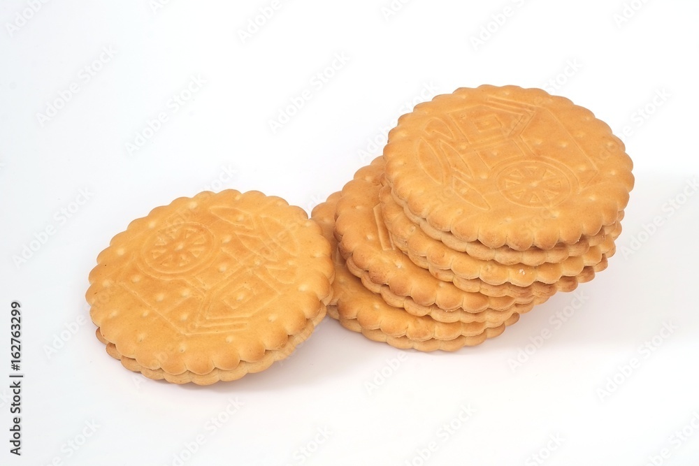 Cookies with white cream filling Cookies with white cream filling