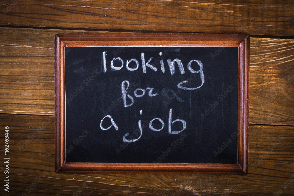 Fototapeta premium Looking for job