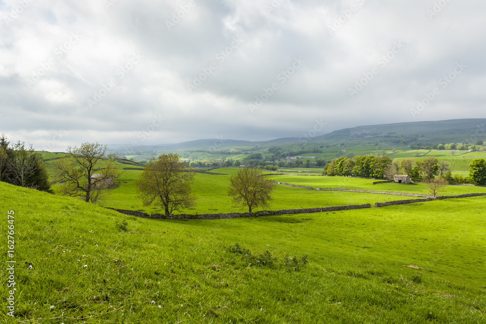 A sweeping landscape deep in the Yorkshire Dales.