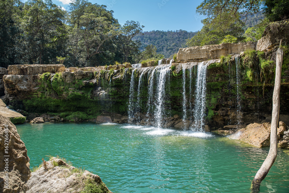 Manambolo river waterfall in a sunny day Manambolo river waterfall in a sunny day