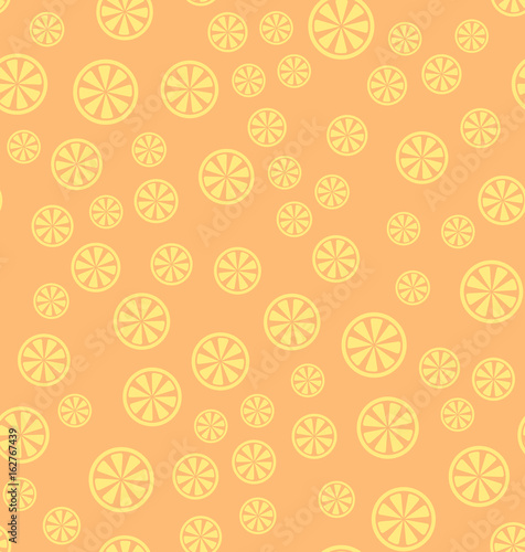 Lemon pattern. Seamless vector background