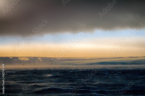 Kara sea (basin of Arctic ocean) in high Arctic photo