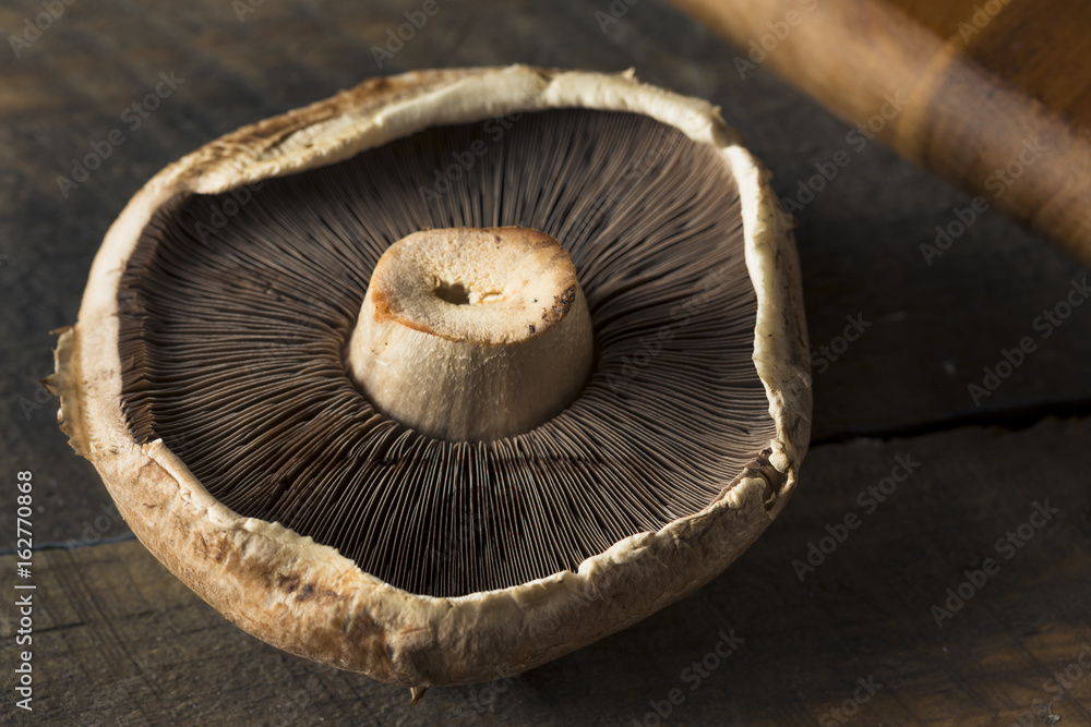 Healthy Organic Raw Portobello Mushroom Caps Healthy Organic Raw Portobello Mushroom Caps