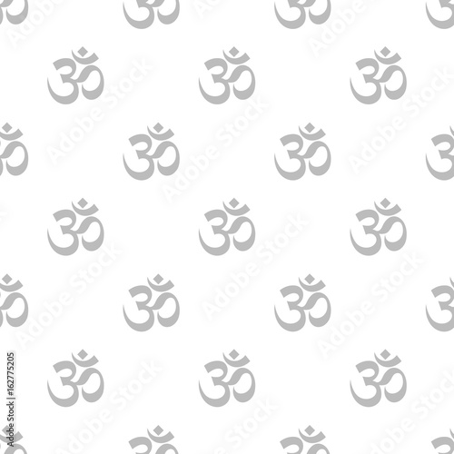 Om Symbol Seamless Pattern