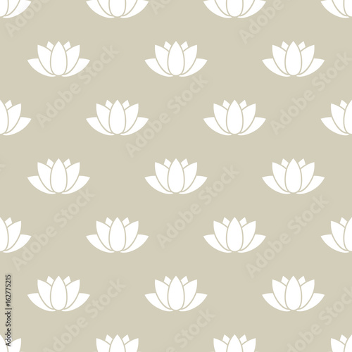 Lotus Flower Seamless Pattern