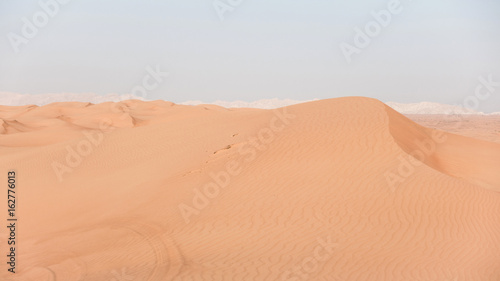 pink sand dune desert scape