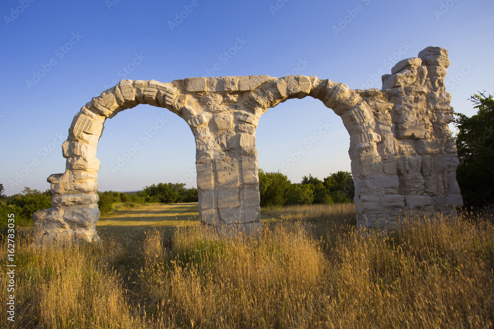 Burnum - old roman arc in national park Krka, Croatia