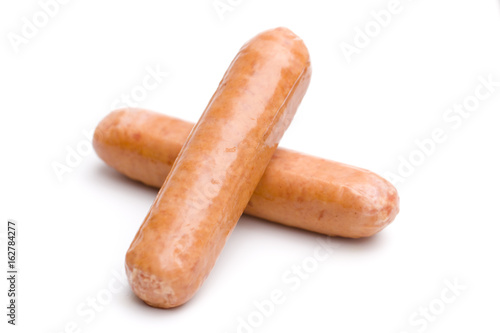 Hot Dogs Isolated on a White Background photo