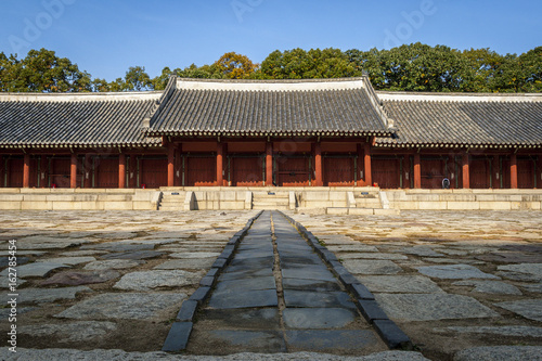 Jongmyo Shrine in Seoul, Korea photo