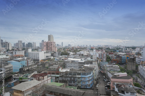 Bangkok City View in the daytime.