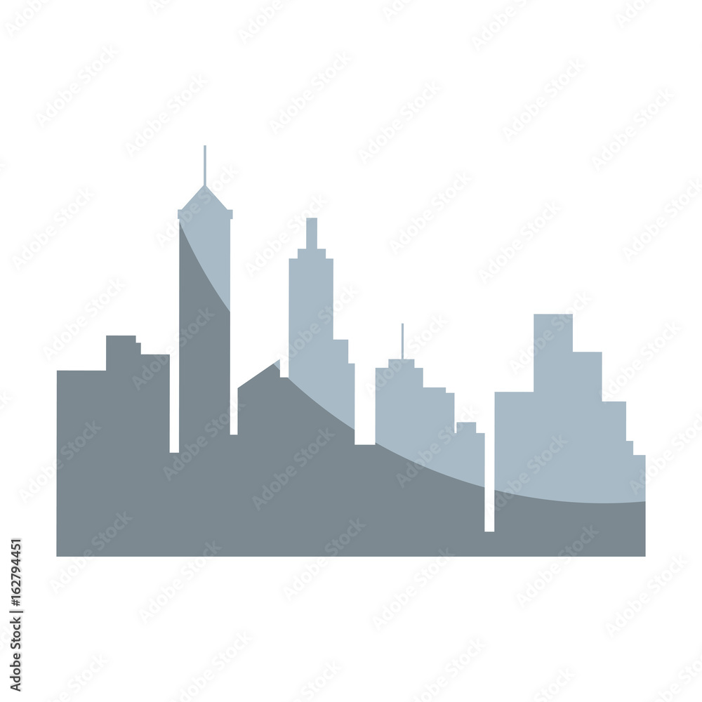 Urban cityscape view icon vector illustration graphic design