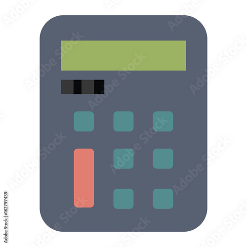 calculator math isolated icon vector illustration design