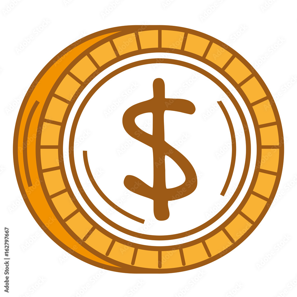 coin money isolated icon vector illustration design coin money isolated icon vector illustration design