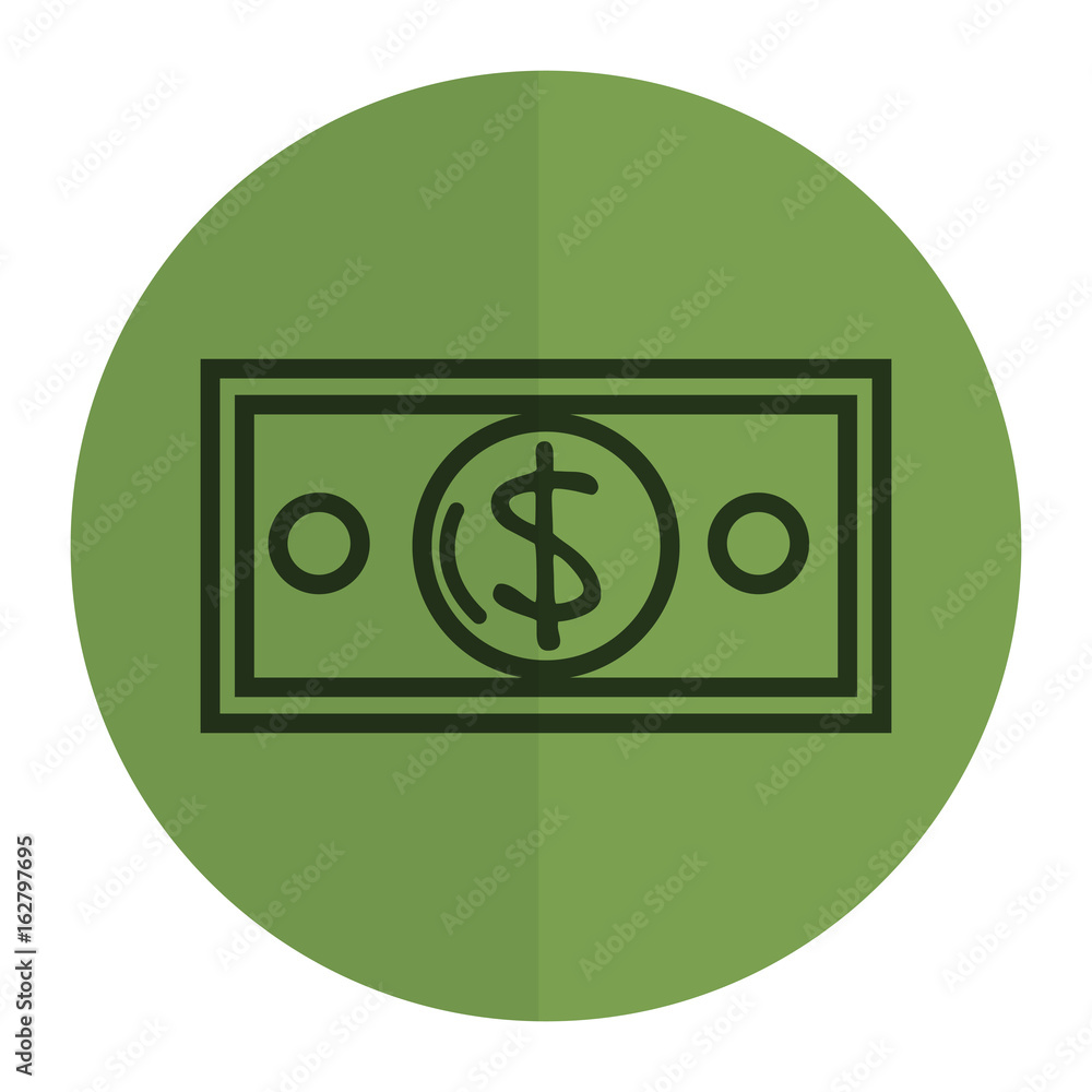 bill dollar isolated icon vector illustration design bill dollar isolated icon vector illustration design