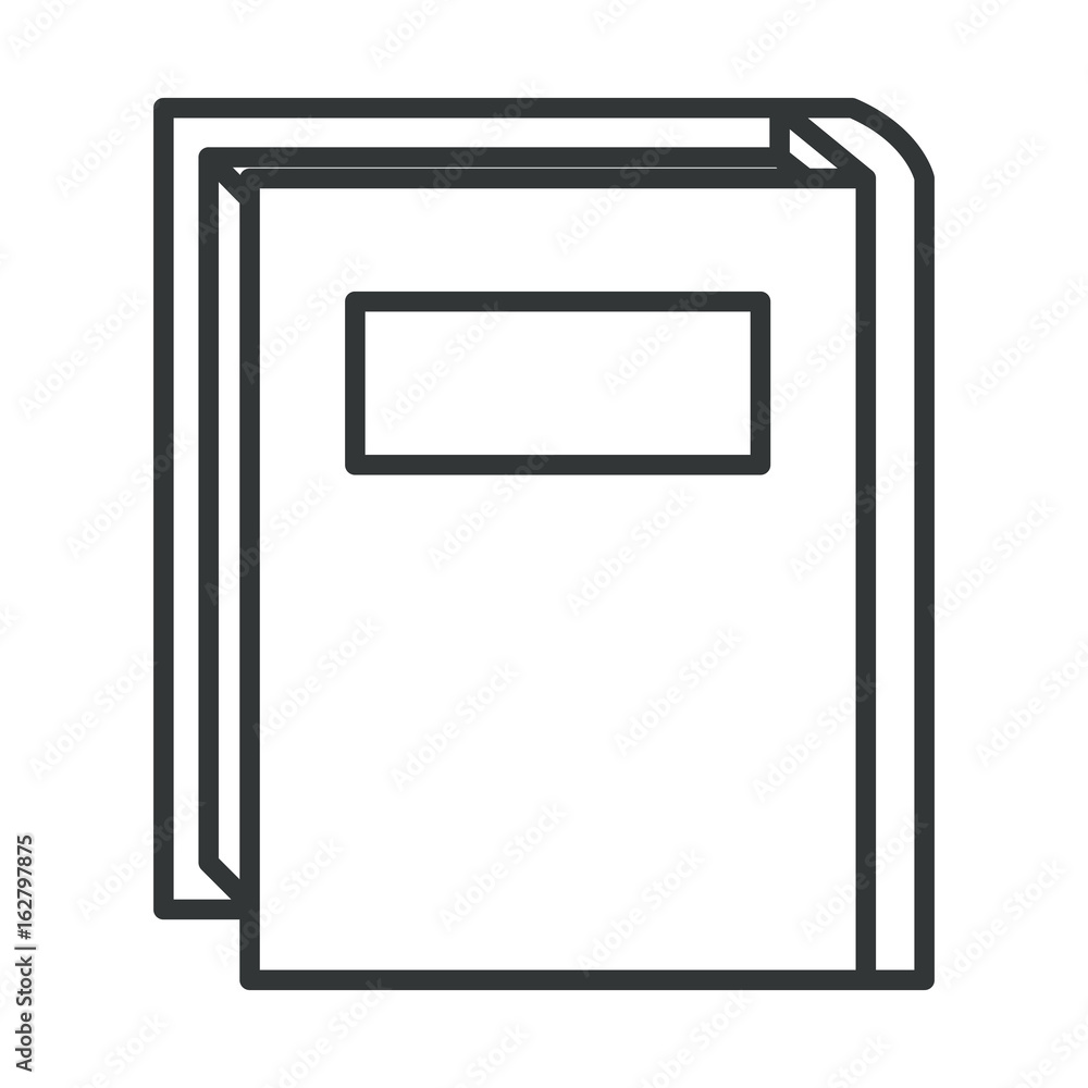 text book isolated icon vector illustration design text book isolated icon vector illustration design