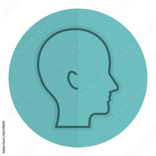 profile human isolated icon vector illustration design