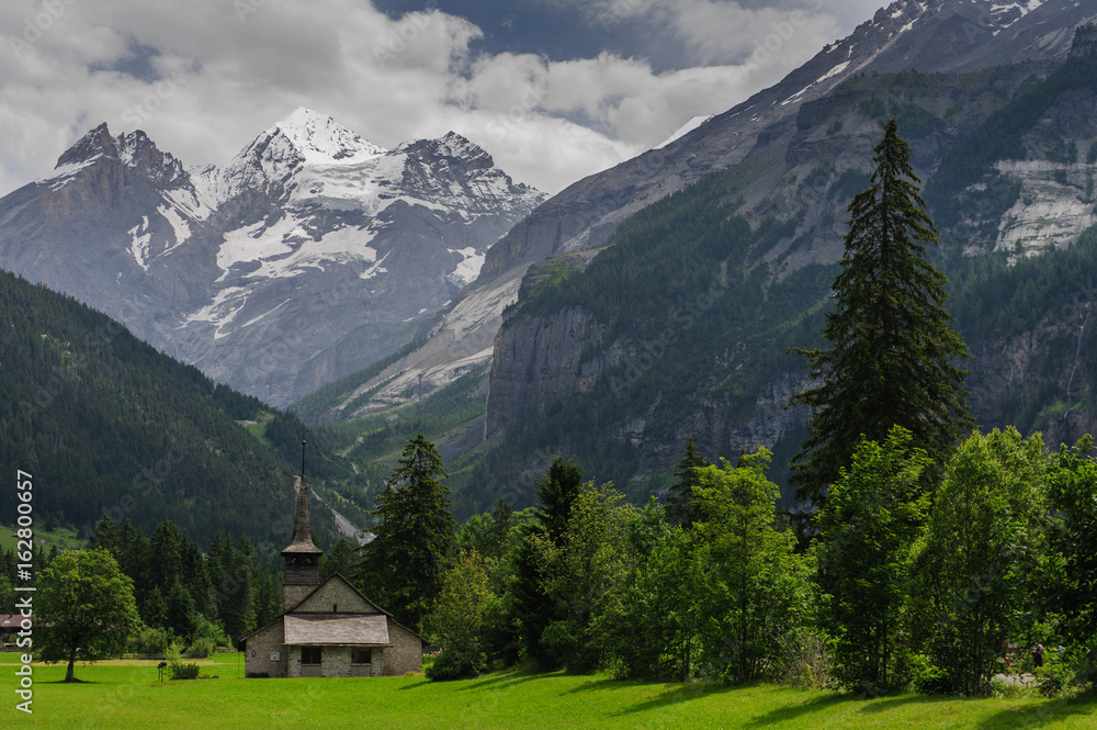 Mountain Scene in Switserland