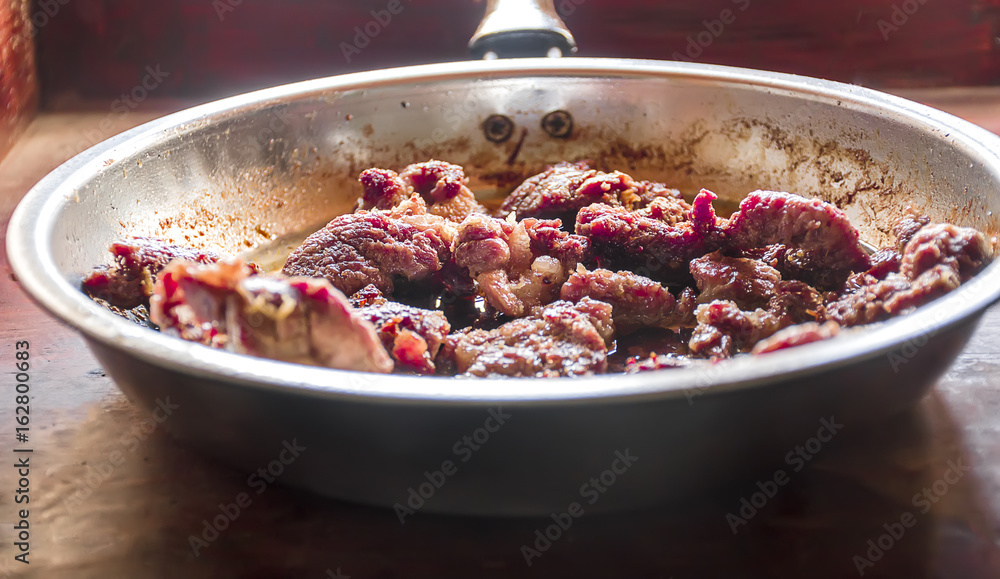 Beef steak cooking Beef steak cooking