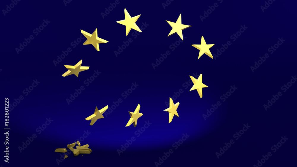 falling Star symbolize the Brexit falling Star symbolize the Brexit