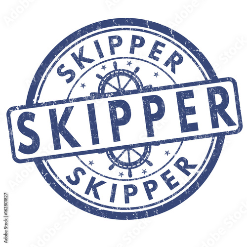 Skipper sign or stamp