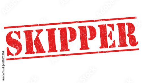 Skipper sign or stamp