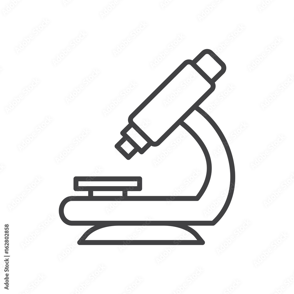 Microscope line icon, outline vector sign, linear style pictogram isolated on white. Research symbol, logo illustration. Editable stroke. Pixel perfect graphics Microscope line icon, outline vector sign, linear style pictogram isolated on white. Research symbol, logo illustration. Editable stroke. Pixel perfect graphics