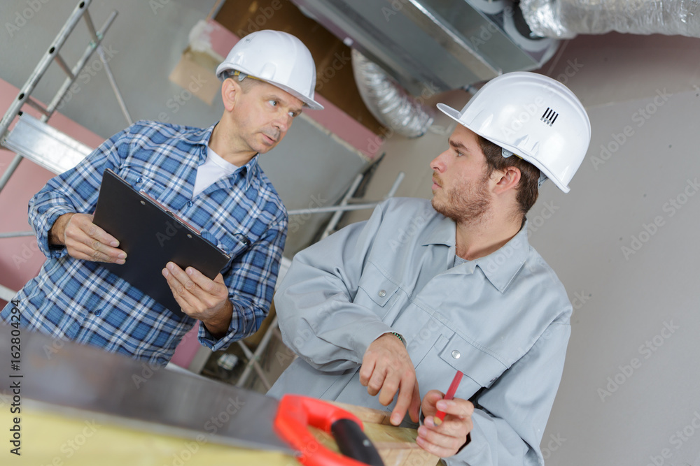 professional two engineers are planning the construction professional two engineers are planning the construction