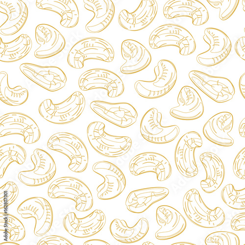 seamless texture with cashews for your design