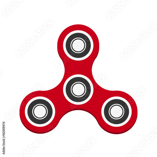 Hand Spinner Logo, Emblems and Icon. Fidget Spinners. Anti Stress toy.