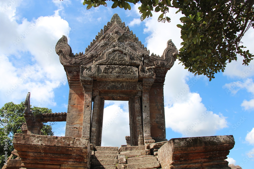 Naklejka premium Cambodia . Preah Vihear Temple . Preah Vihear Temple . Siem Reap City .