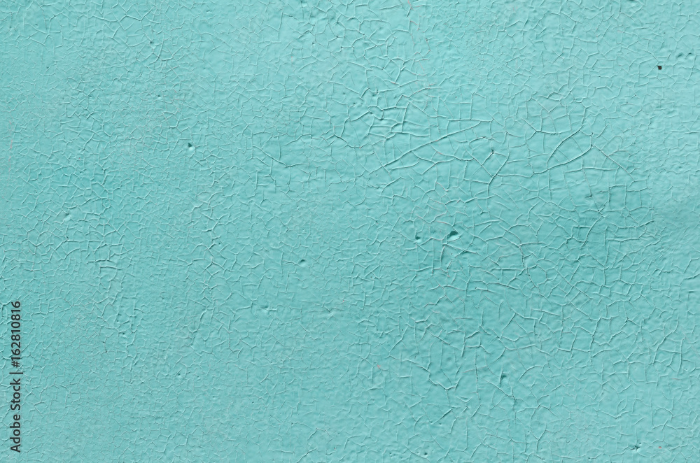 Texture of old paint turquoise color Texture of old paint turquoise color