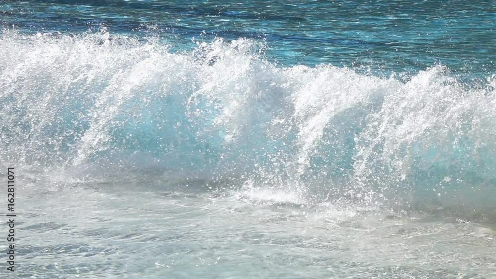 High quality video of crystal wave in real 1080p slow motion 250fps High quality video of crystal wave in real 1080p slow motion 250fps