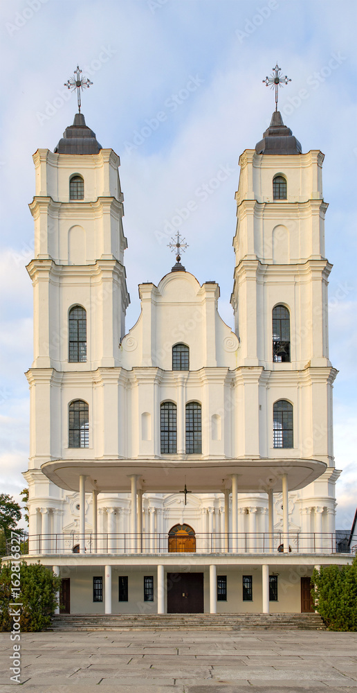 Basilica of the Assumption in Aglona, Latvia, famous historic and religious landmark of catholicism