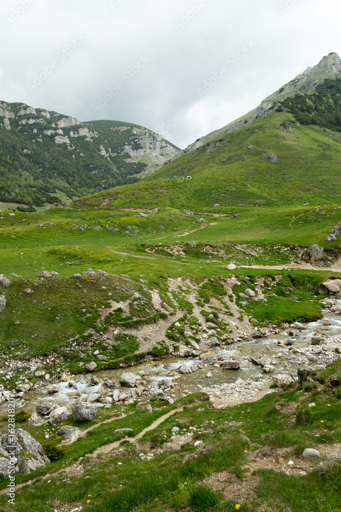 Naklejka premium View from Bucegi mountains, Romania, Bucegi National Park