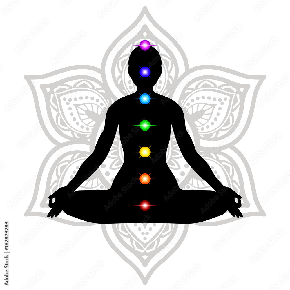 ヨガ 瞑想 チャクラ Stock Vector Adobe Stock ヨガ 瞑想 チャクラ Stock Vector Adobe Stock