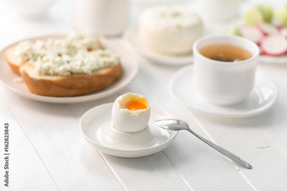Tasty toasts, fresh salad, filling breakfast for two Tasty toasts, fresh salad, filling breakfast for two