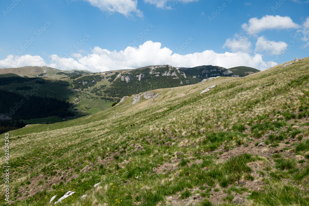 View from Bucegi mountains, Romania, Bucegi National Park View from Bucegi mountains, Romania, Bucegi National Park