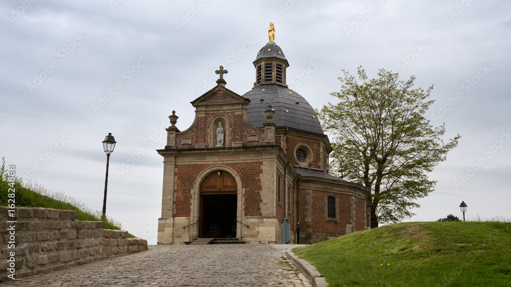 Chapel 'Onze-Lieve-Vrouw van Oudenberg' on top of Muur Geraardsbergen, Belgium