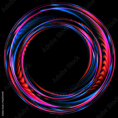 Abstract background. luminous swirling. Elegant glowing circle. .Sparking particle. Space tunnel. Glossy jellyfish. Colorful ellipse. Glint sphere