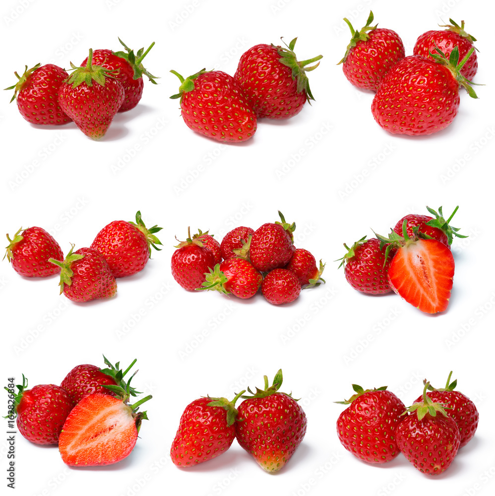 Strawberry isolated on white background. close up Strawberry isolated on white background. close up