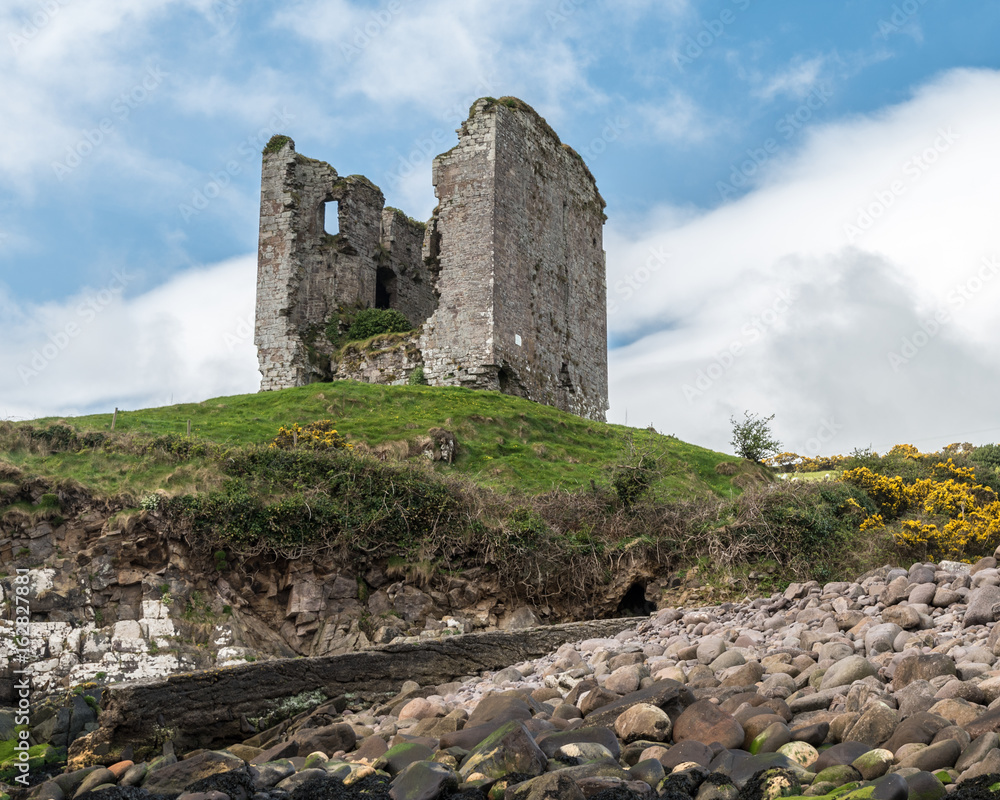 Minard Castle in Ireland