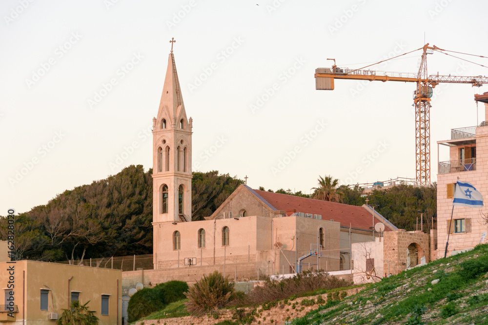 Church in the old city of Jaffa, Tel Aviv